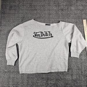 Von Dutch Big Logo Sweatshirt Skate Vintage 1XL New With Tags